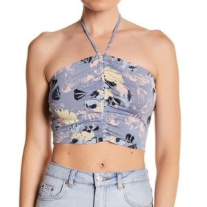 Floral bandeau top